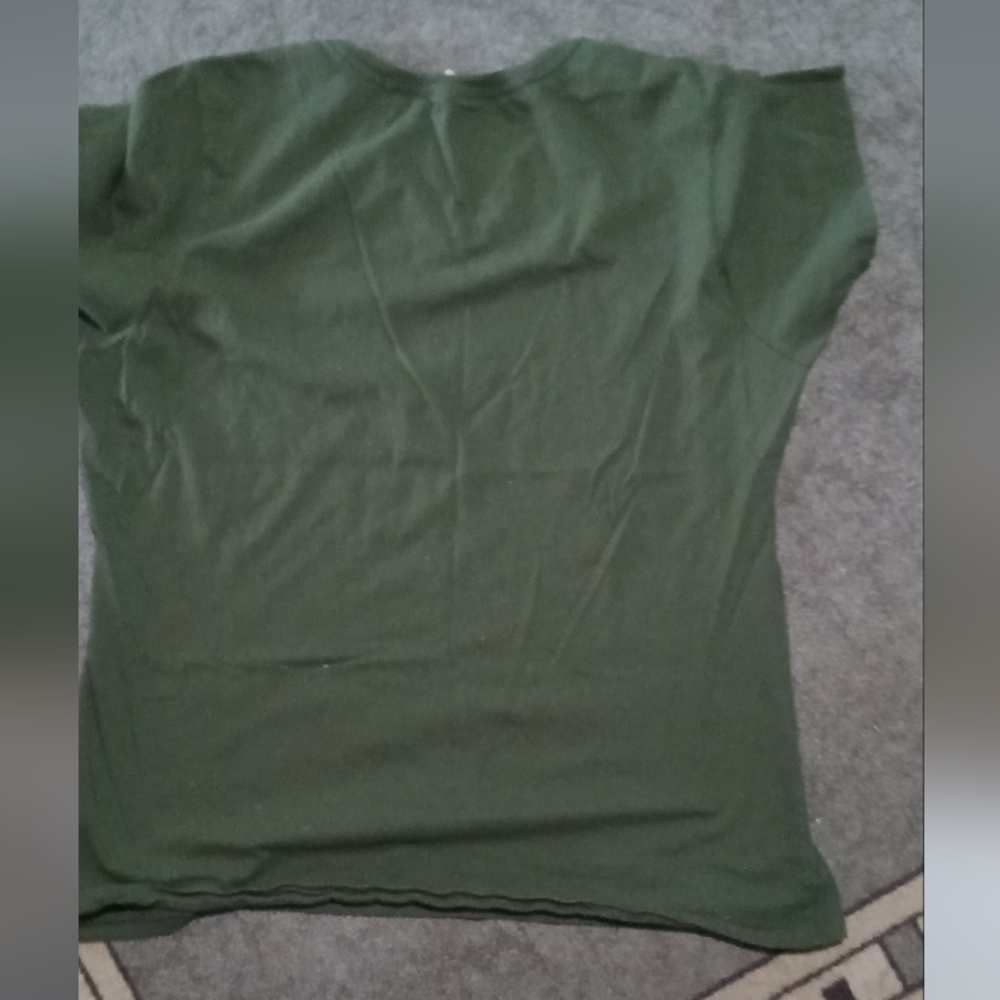 Port and Company Green Tee with Retro Design - Picture 2 of 4